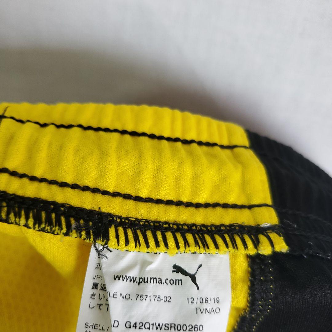新品 プーマ ブンデスリーガ　ユニフォーム BVBドルトムント 黒 ハーフパンツ