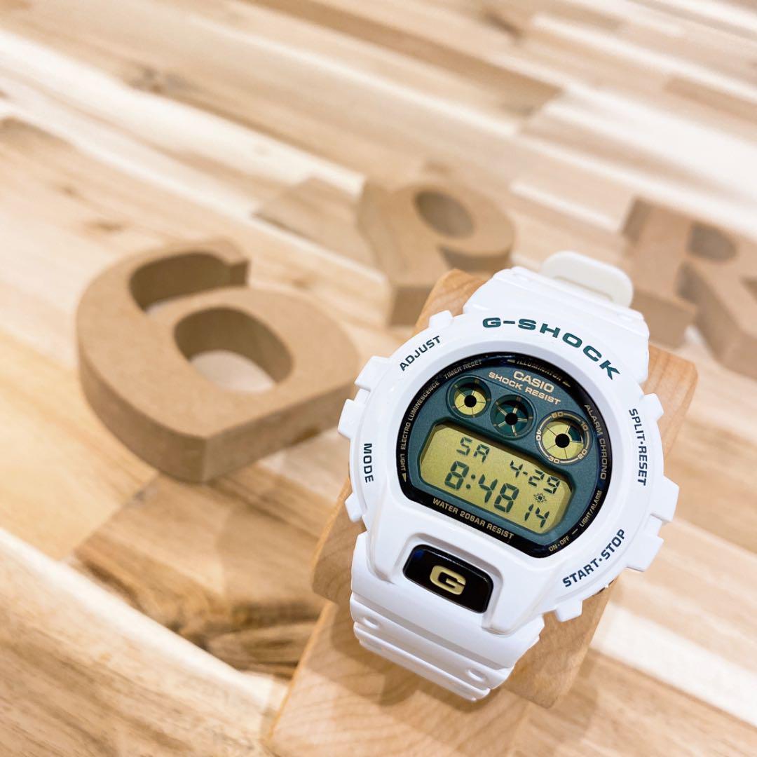 激レアCASIOカシオG-SHOCKジーショック腕時計 DW-6900R 白 黒