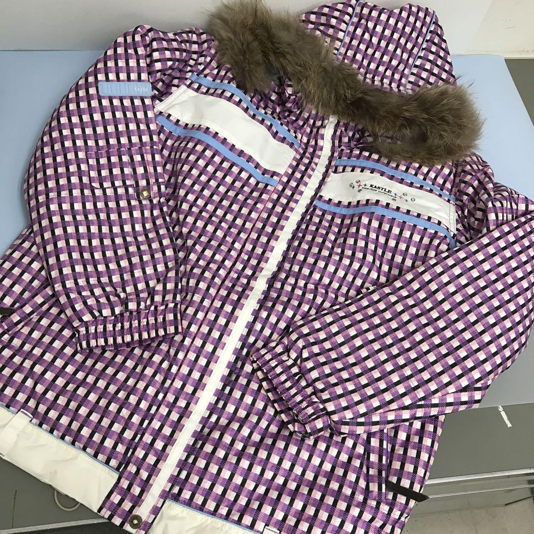 【美品✨KASTLE✨M】スキー スノー ウェア リアルファー セットアップ オンライン セールスポーツ - 美品？ KASTLE スキー スノー