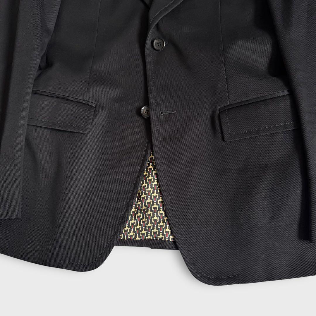 希少 極美品 GUCCI グッチ テーラードジャケット ブラック