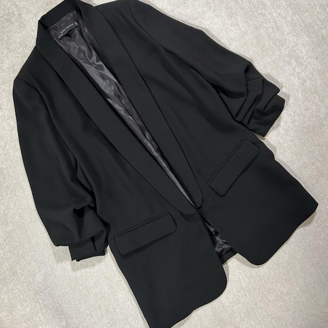 楽天市場】新品同様【中古】ザラ ZARA BASIC テーラード