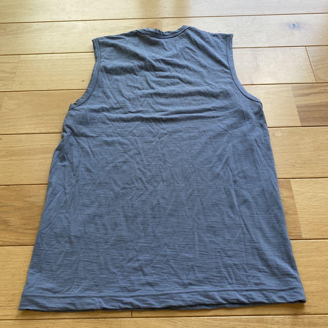 山と道　100% merino sleeveless