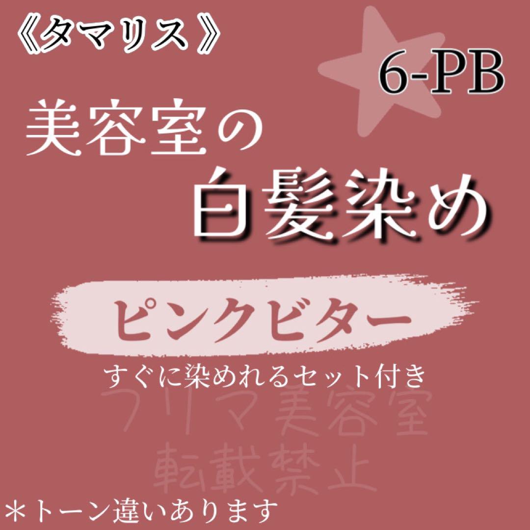 タマリス 6-PB 白髪染め ピンク 1ℓオキシ付 ヘアカラー お得セット 