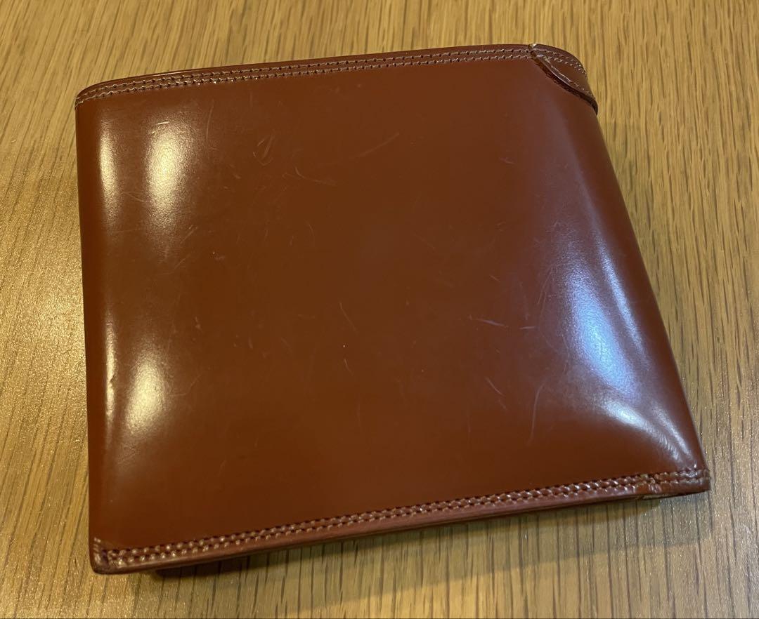 PORTER ブラウンレザー 二つ折り財布