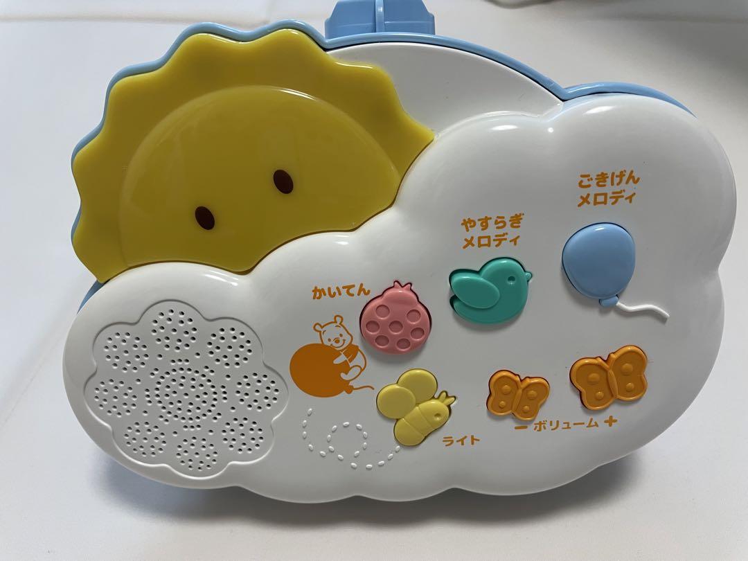 【完品】タカラトミー　くまのプーさん　えらべる回転6WAY ジムにへんしんメリー