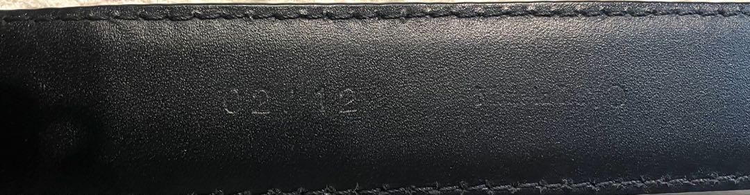 ベルルッティ ベルト カリグラフィ berluti メンズ ブラック グレー