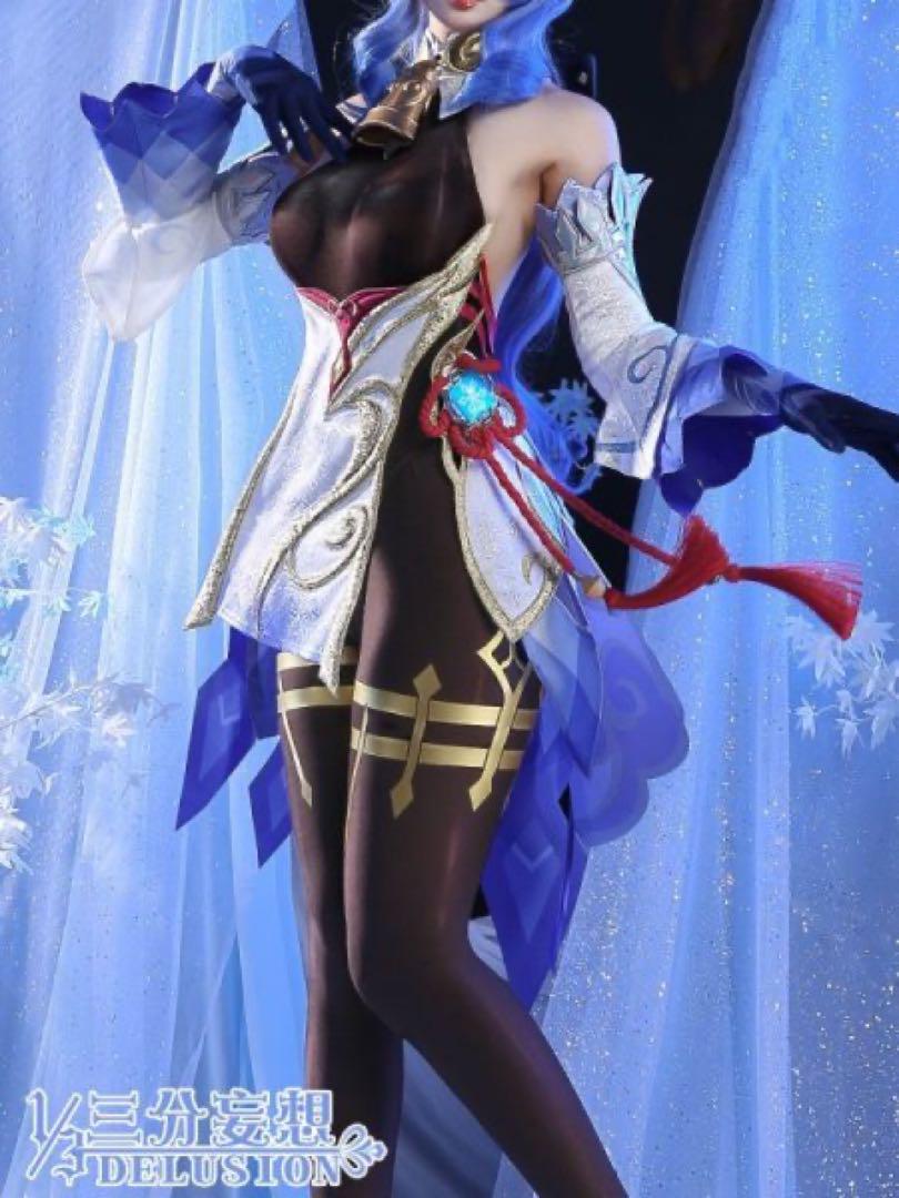 三分妄想製 原神 甘雨 コスプレ衣装➕ウィッグ➕靴