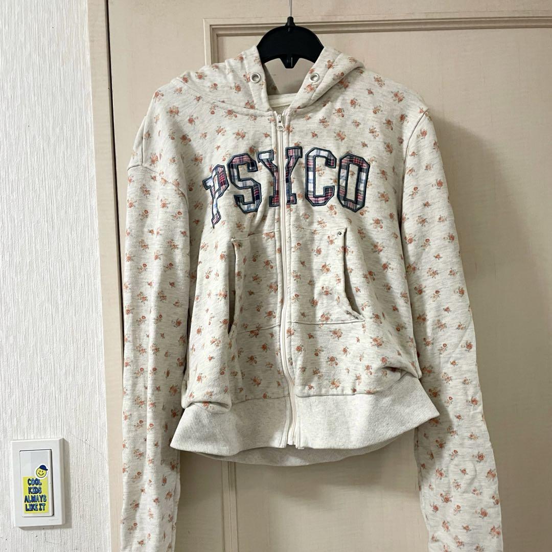 トップス sculptor Cottage Zip-Up Hoodie Flower