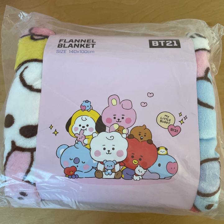 ❇️BT21ブランケット(Ｌ) 楽天市場】BT21 ひざ掛け 70×100cm 毛布 腰巻き ブランケット