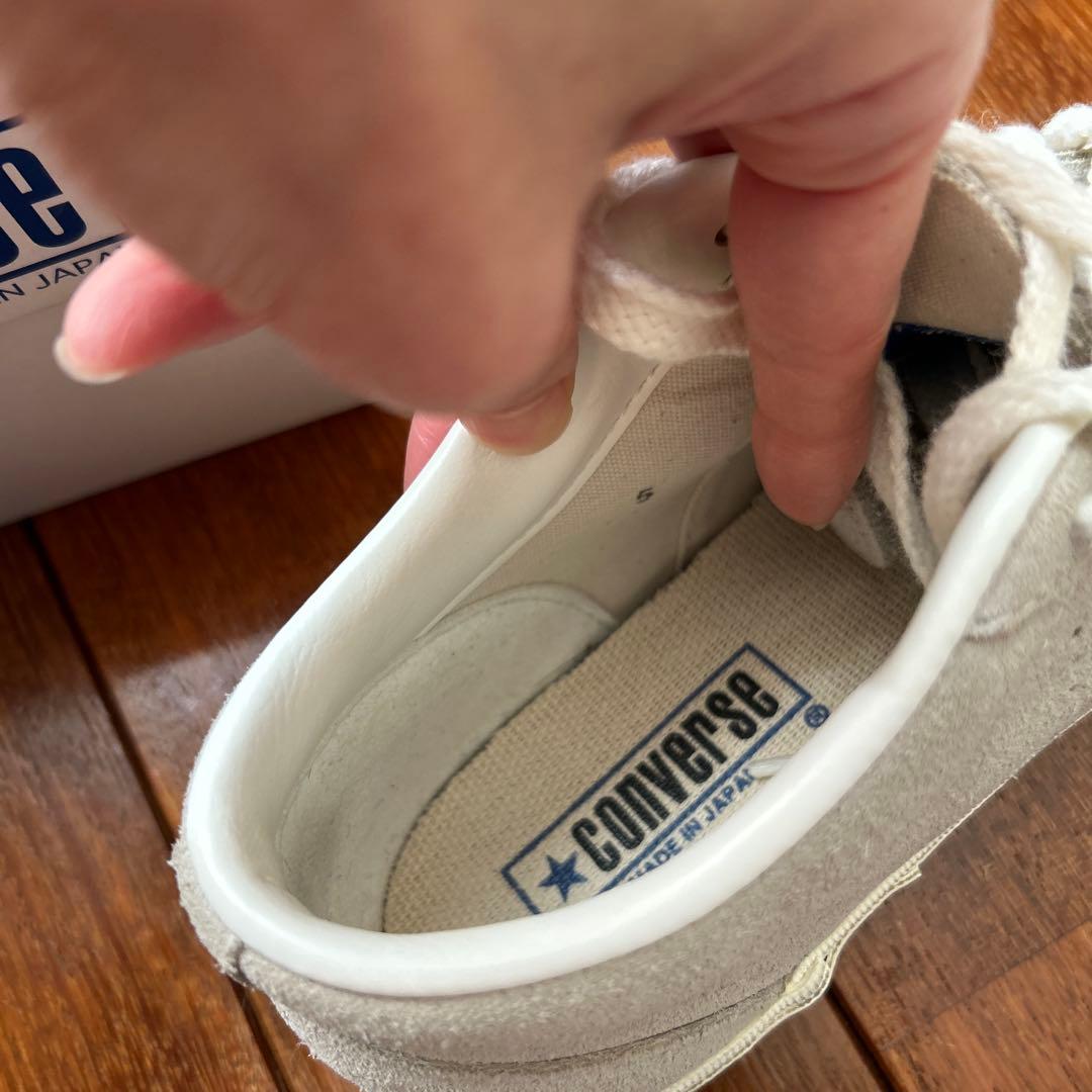 CONVERSE ALL STAR スエードスニーカー グレー サイズ5 CONVERSE ALL STAR スエードスニーカー グレー サイズ5