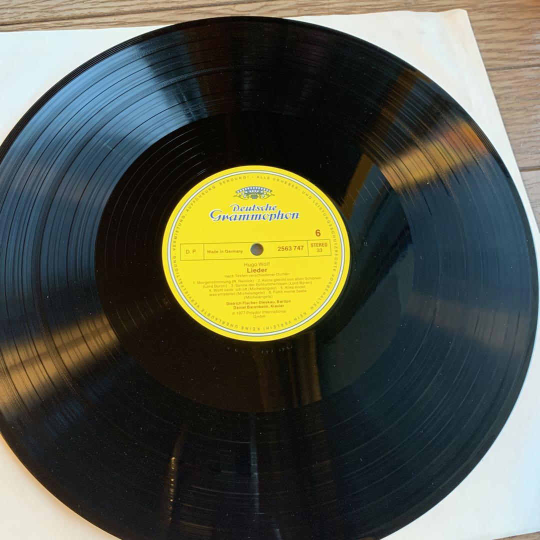 Hヴォルフ: Lieder集第3巻フィッシャー＝ディースカウLP3枚1977独盤