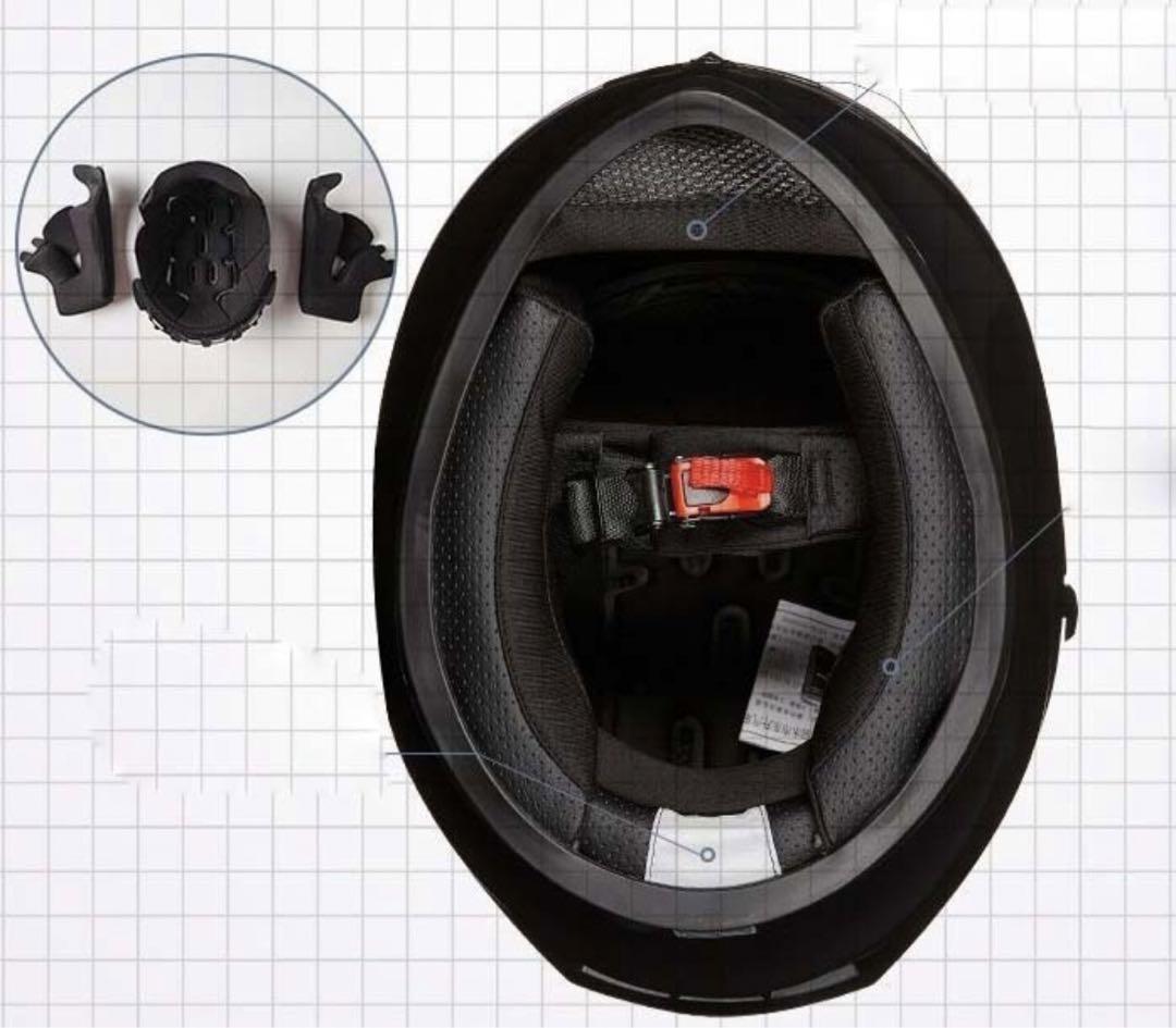 【翌日発送】新入荷 オンロードフルフェイスヘルメット ダブルレンズ ダルマ柄新品 翌日発送】新入荷 オンロードフルフェイスヘルメット ダブル
