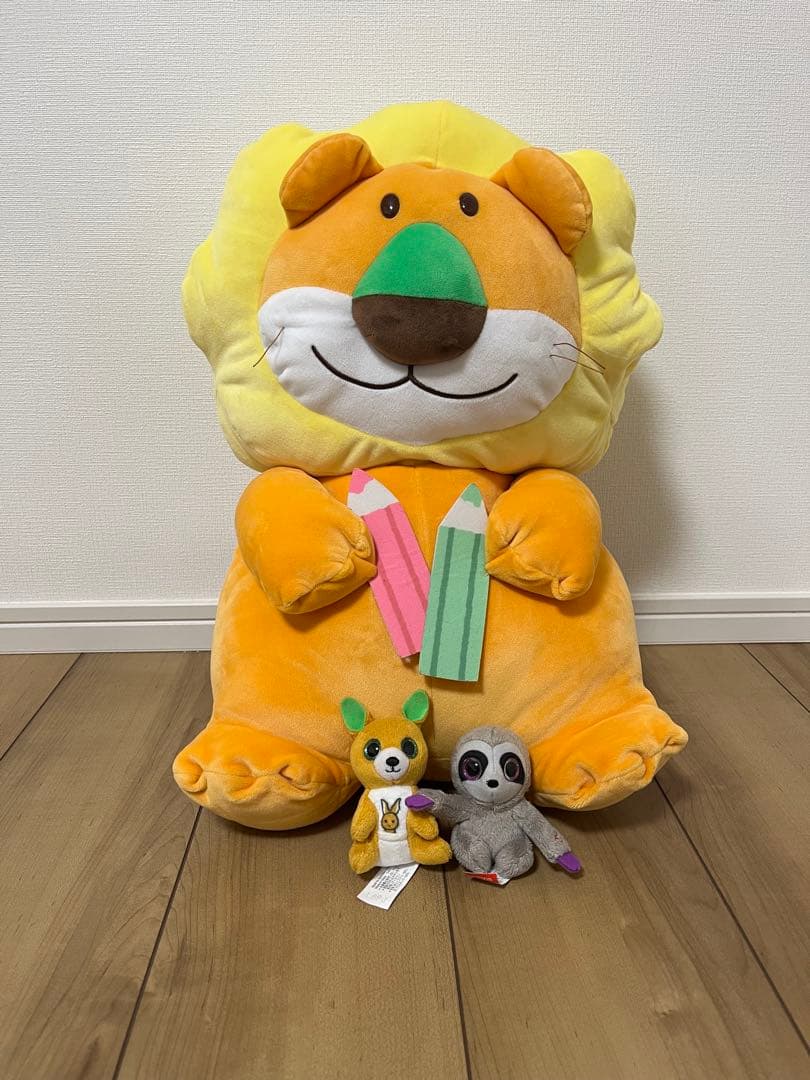 たべっこどうぶつ らいおんくん ぬいぐるみ