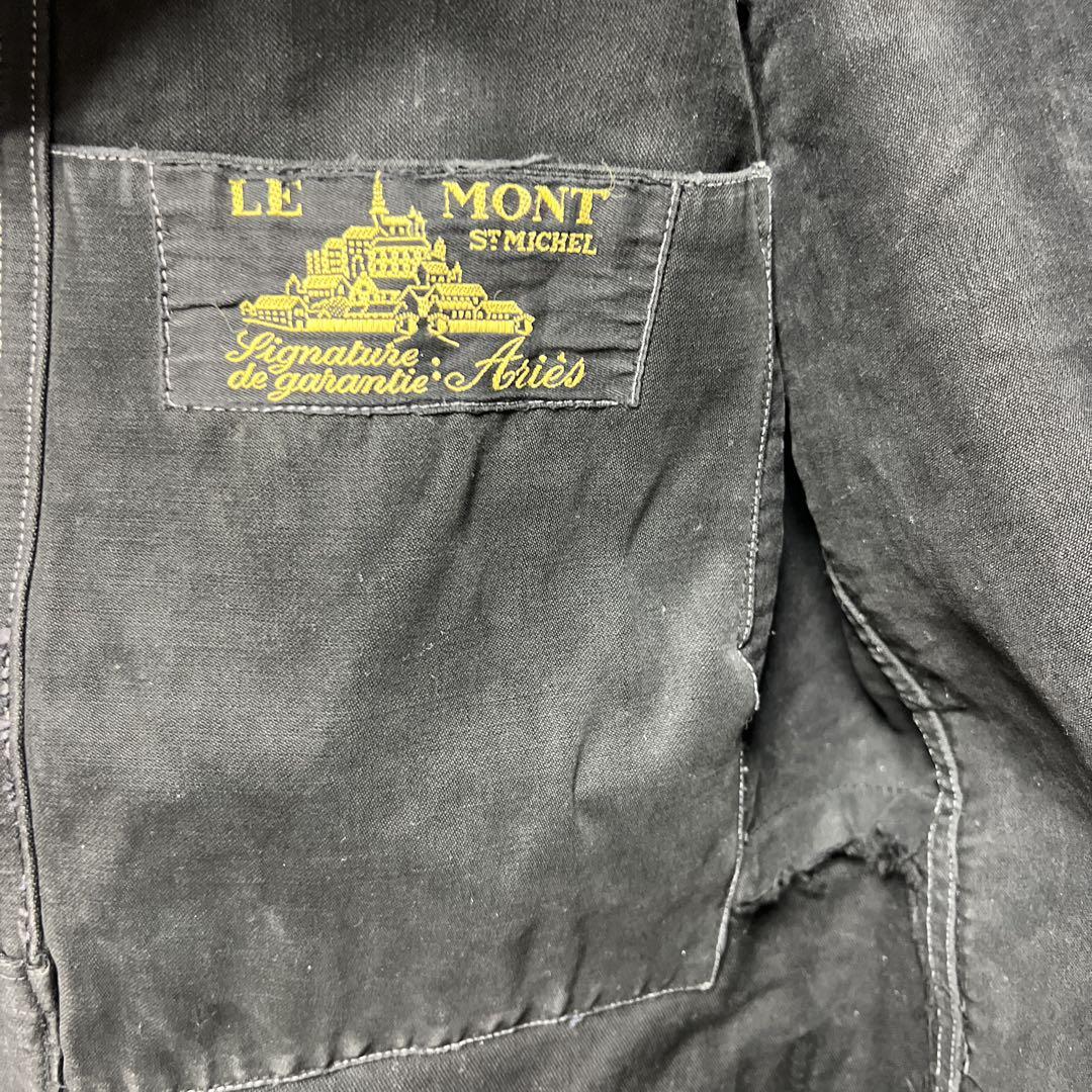 LE MONT ST. MICHEL モールスキンジャケット　ブラック　40s