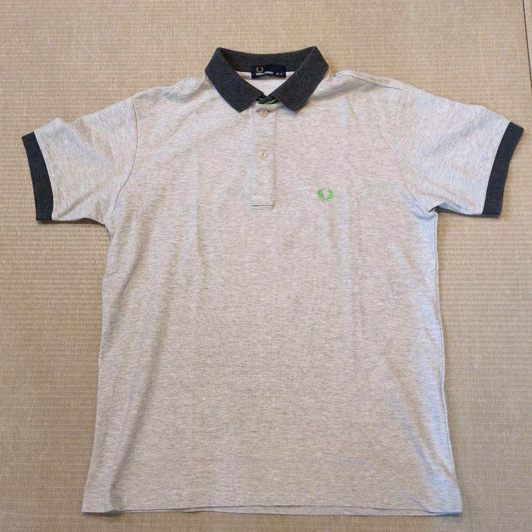 美品 FRED PERRY ポロシャツ Sサイズ グレー