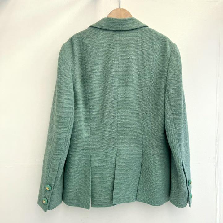 50%割引M最愛 【美品・超レア・マカダムボタン】CELINE フレア 中古品情報 フレアジャケット 【美品・超レア・マカダムボタン】CELINE テーラードジャケット