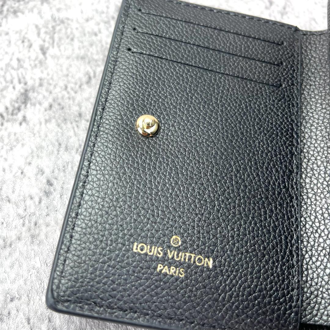 Louis Vuitton 二つ折り財布 ブラック Louis Vuitton 二つ折り財布 ブラック