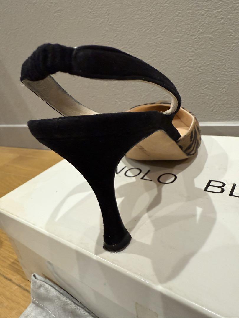 美品）MANOLO BLAHNIK ヒョウ柄 ハイヒール マノロブラニク　マノロ