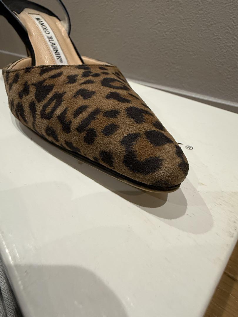 美品）MANOLO BLAHNIK ヒョウ柄 ハイヒール マノロブラニク　マノロ