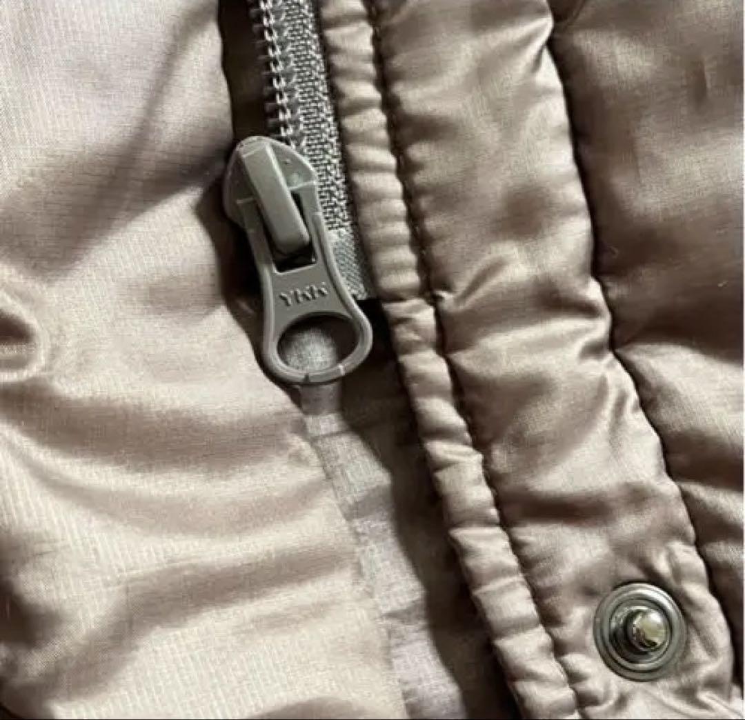 ブラウン ベルト付きロングダウンジャケット size 40