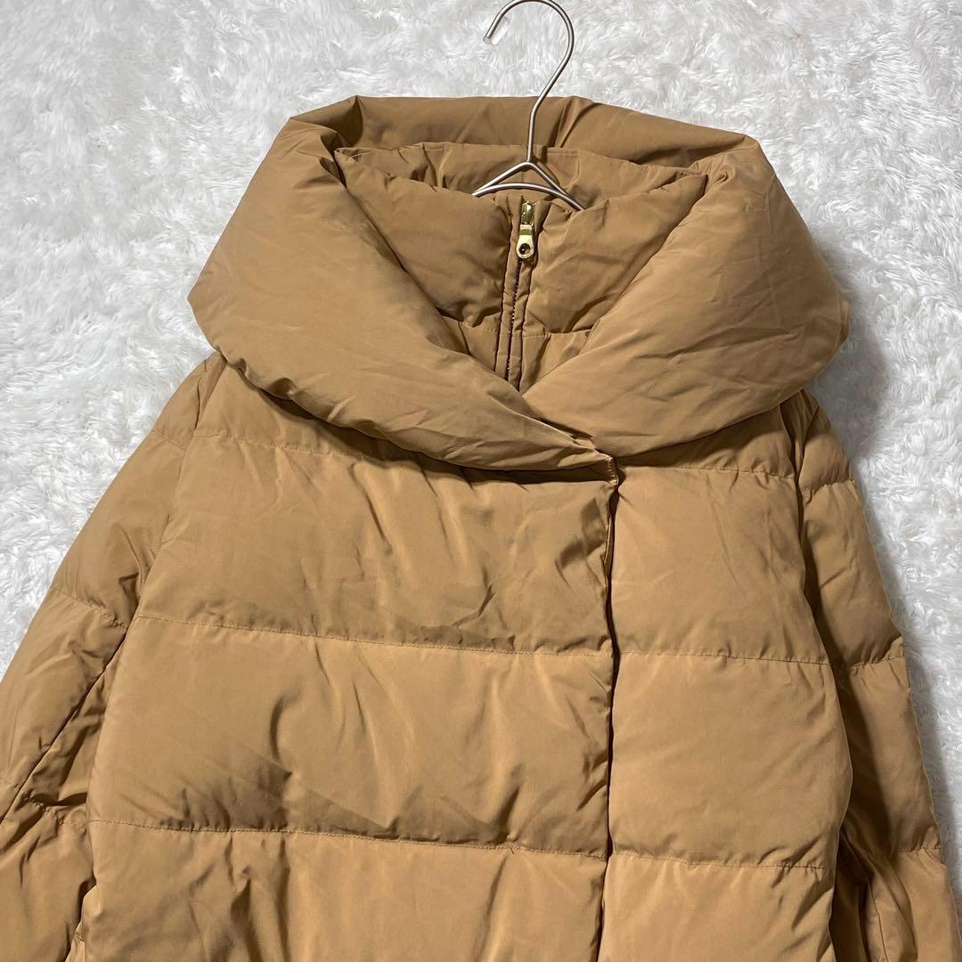 美品】PLST 2way ネックロング ダウンコート 大きいサイズ
