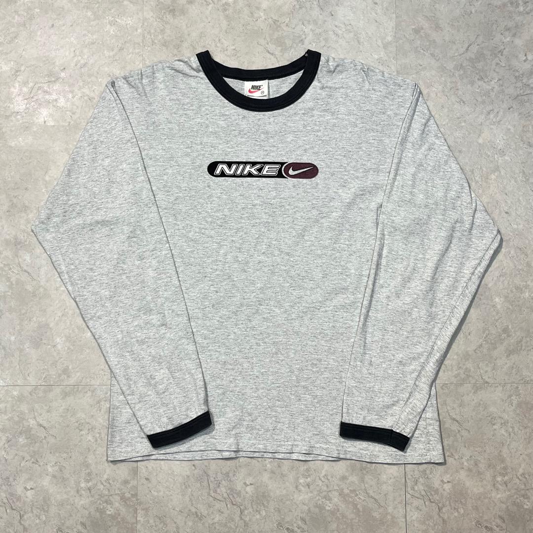 90s Nike ナイキ 長袖Tシャツ ロンT リンガー ロゴ スウッシュ - library.iainponorogo.ac.id