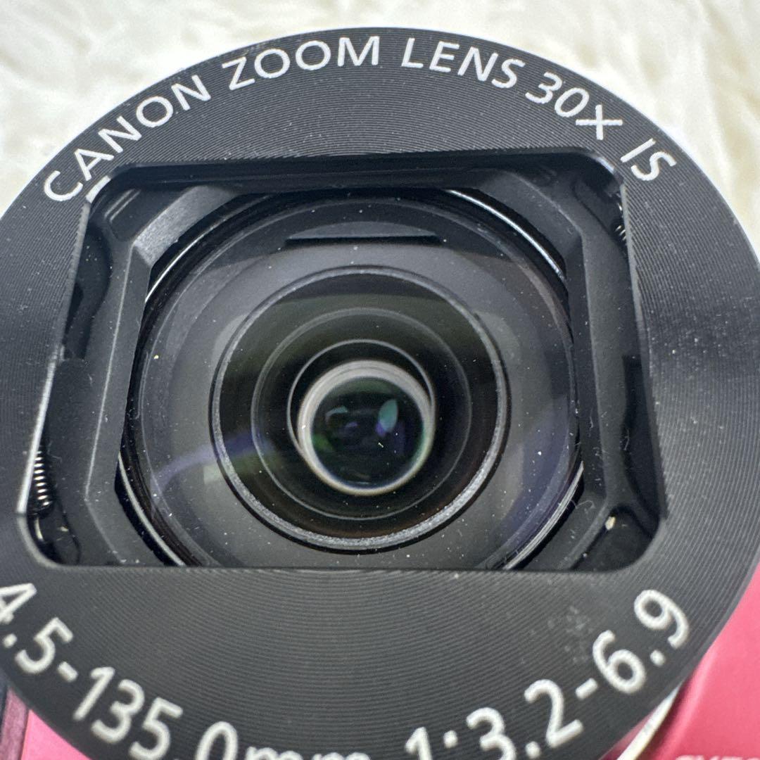 【極美品】　Canon キャノン　SX700HS 赤 30倍光学ズーム　ケース付