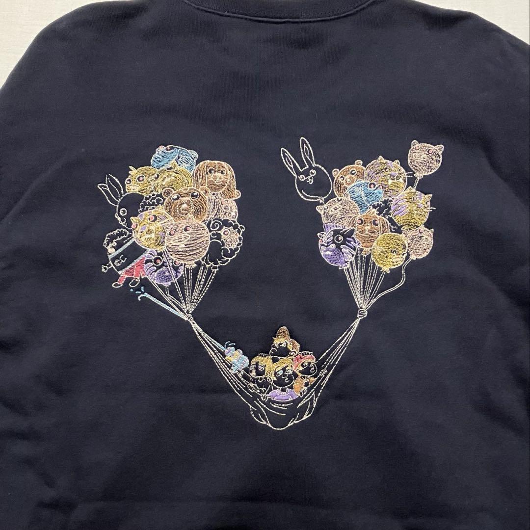 Left Alone レフトアローン 刺繍 アート スウェット