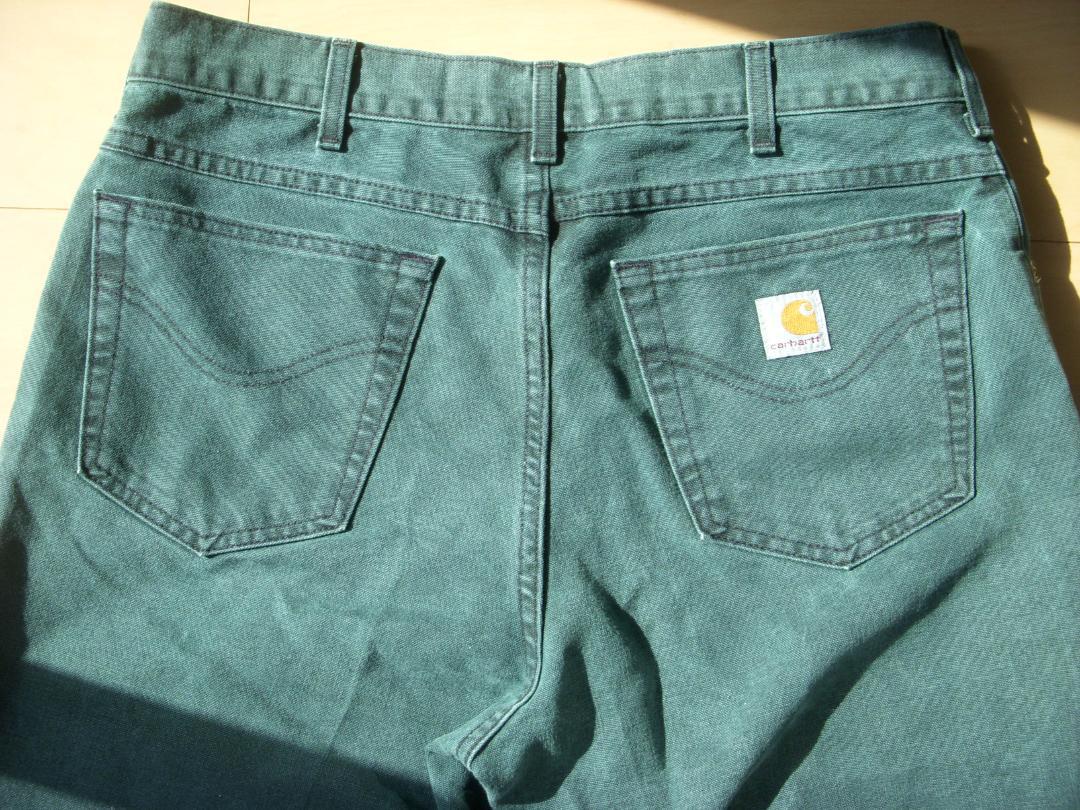 carhartt 星タグ パンツ　グリーン