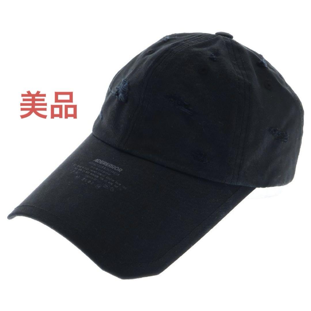 ADER ERROR Logo Destroyed ベースボールキャップ