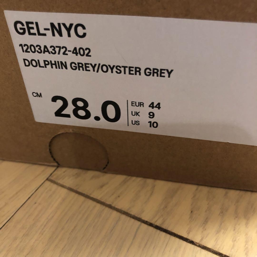 靴 asics GEL-NYC DOLPHIN GREY/OYSTER GREY