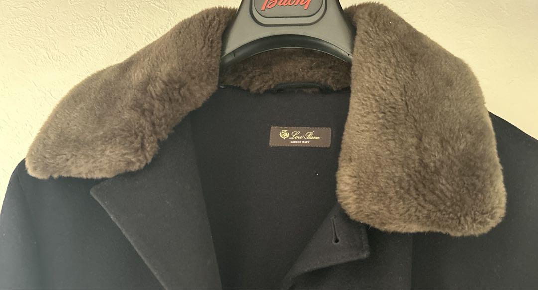 loro piana ロロピアーナ　カシミヤ　 チェスターコート　ネイビー