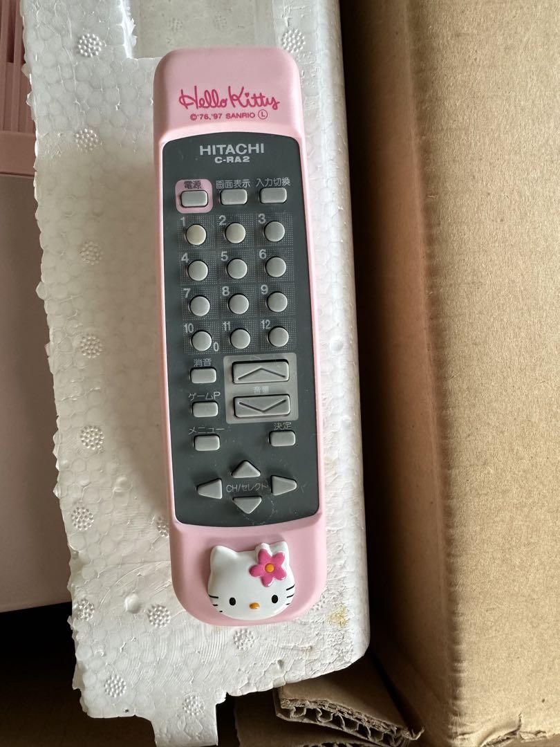 希少世界に 3000台 限定 サンリオ キティ ブラウン管 テレビ 通電確認 希少】サンリオ HELLO KITTY ブラウン管 テレビ（NEWS RELEASE