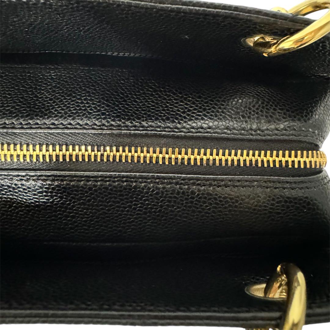 CHANEL シャネル A18004 マトラッセ チェーントートバッグ キャビア