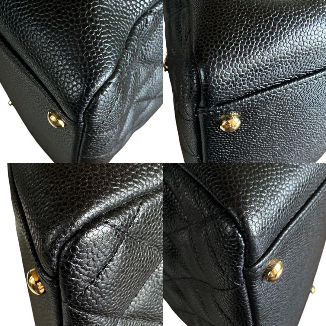 CHANEL シャネル A18004 マトラッセ チェーントートバッグ キャビア