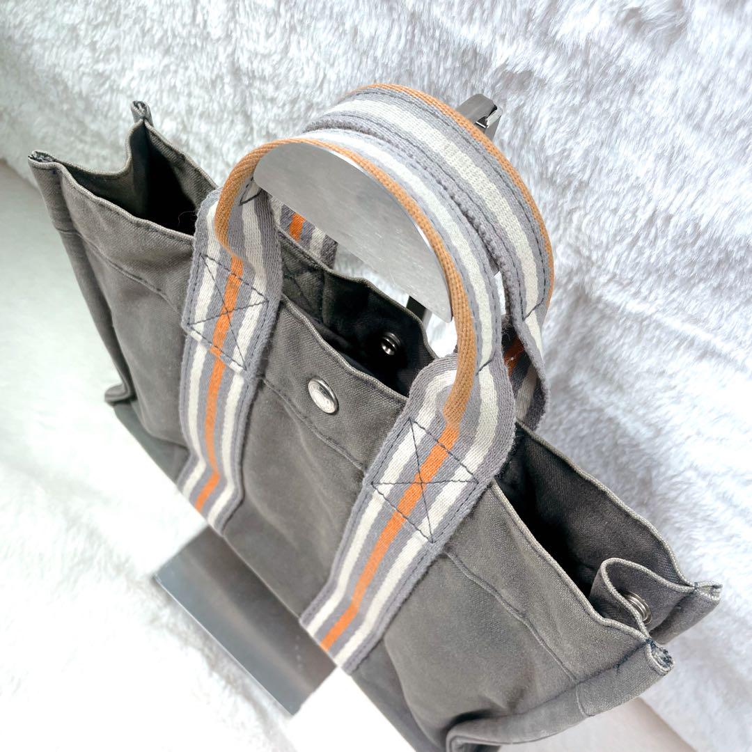 HERMES エルメス ガーデンパーティPM シルバー金具 トートバッグ