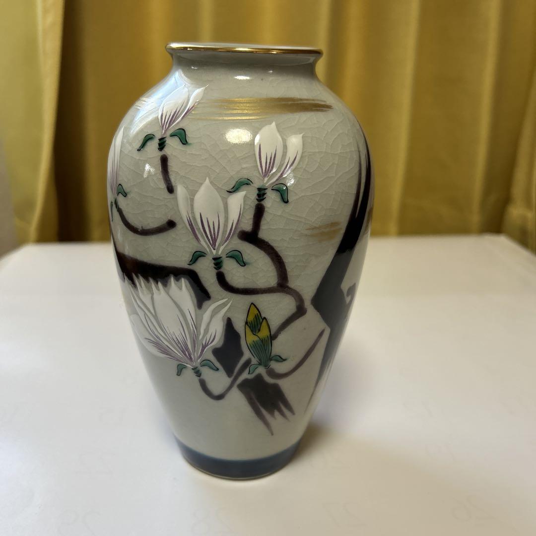陶峰 九谷焼　 金彩 花瓶 古美術 骨董品