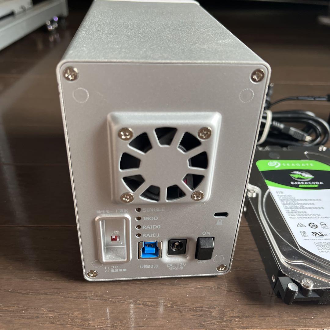 RAID 4TB RS-EC32-U3RWSX + HDD2台付 画像5