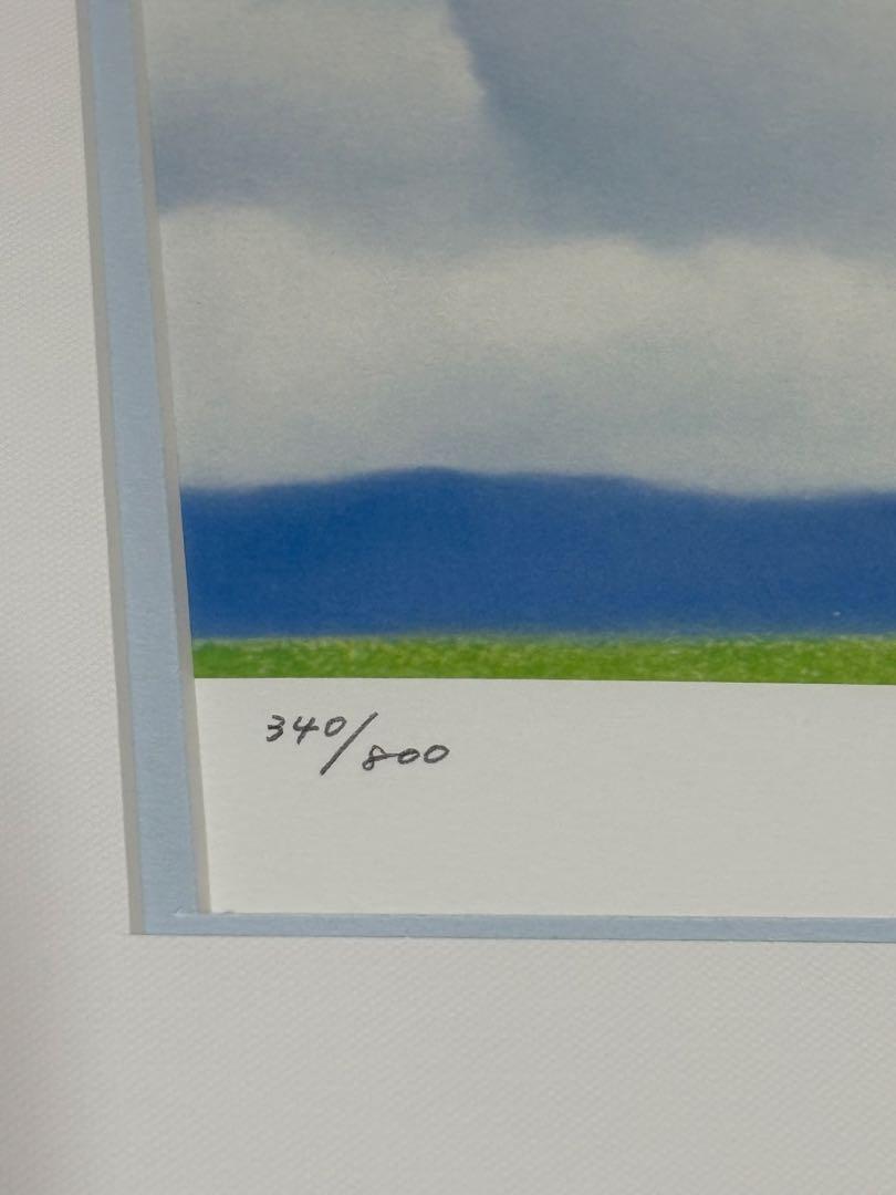 渡辺宏 版画 大きな白い友達 340/800 - 版画オンライン