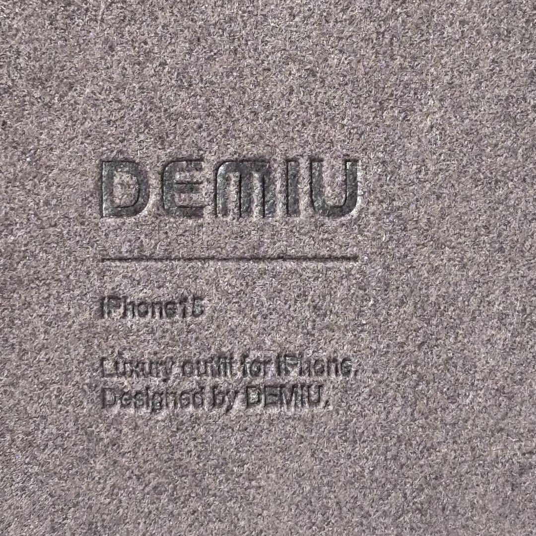 【ほぼ未使用】DEMIU BALLON iPhone15ケース