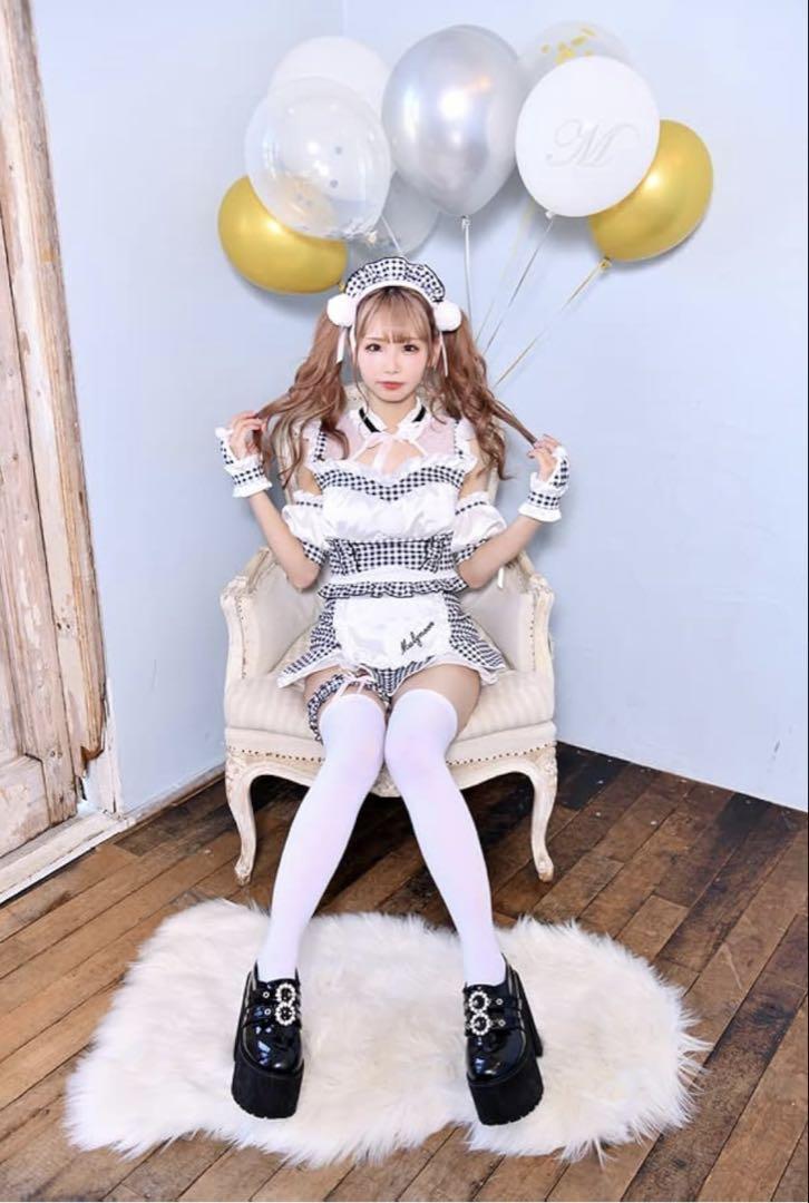 新品未使用！ Malymoon メイド服 チェック柄 フリーサイズ