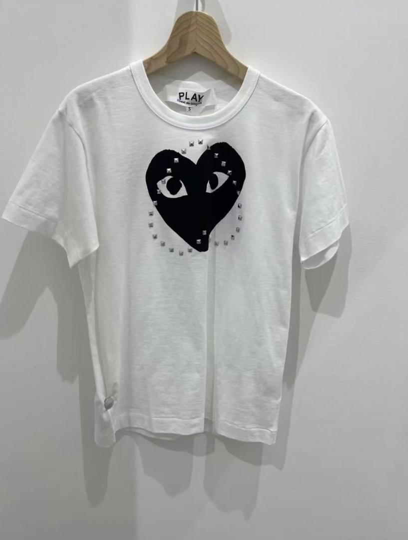 新品PLAY COMME des GARÇONS ホワイト TシャツS