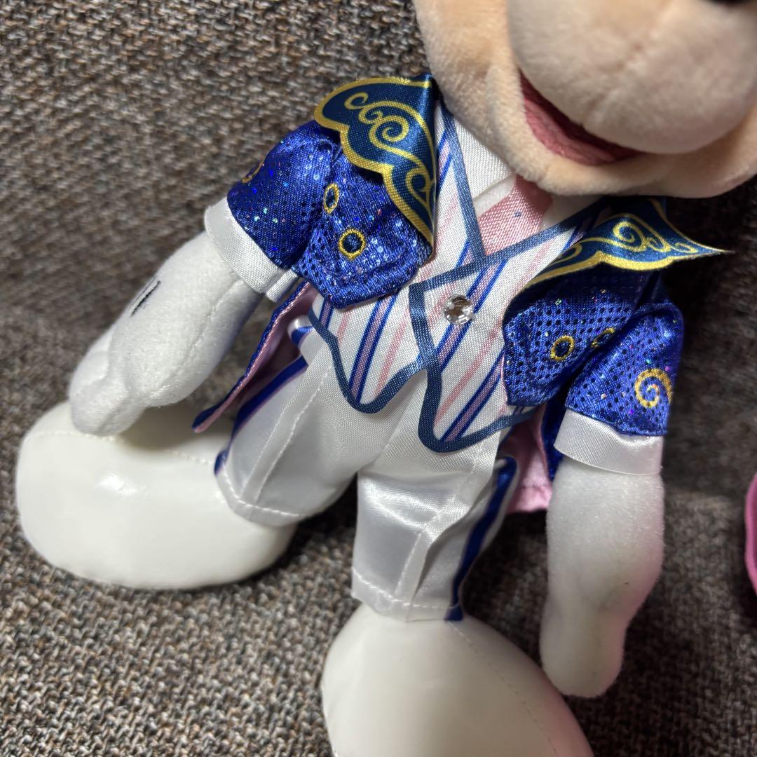 ディズニー バレンタインナイト　ぬいぐるみバッジ ミッキー ミニー
