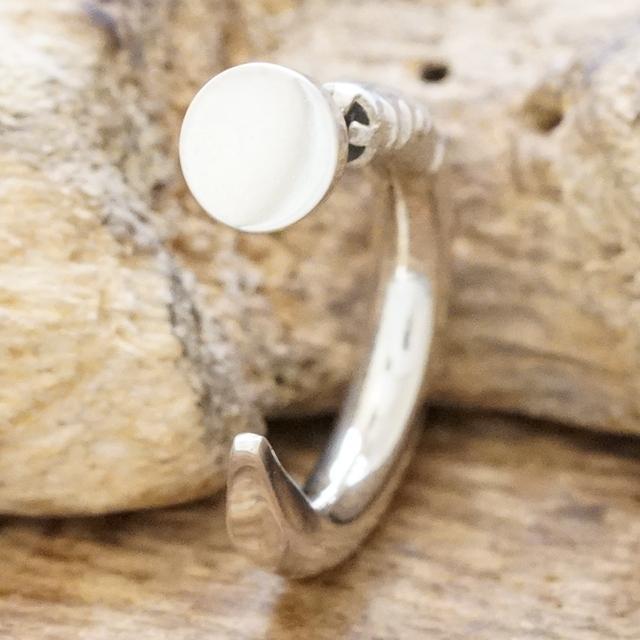 新品 ワンオクロック Taka着用 ネイル ピアス シルバー925