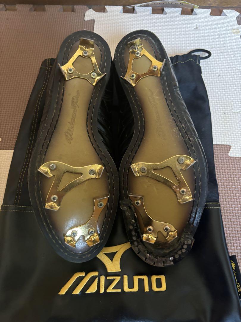 ミズノプロ スパイクシューズ 28cm ブラック Mizuno ミズノ 陸上スパイク ワイド 4点セット エックス