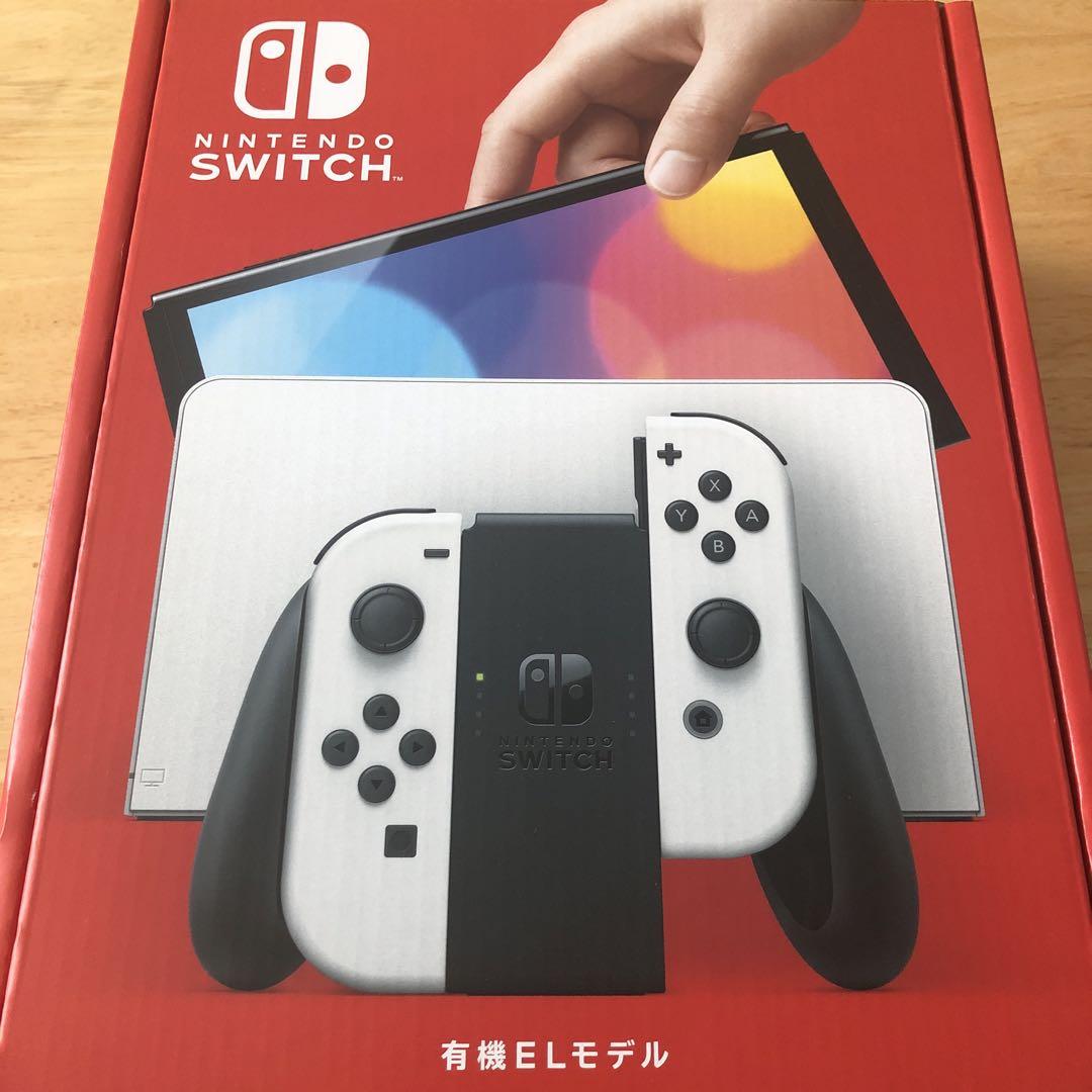 新品　Switch本体有機EL Joy-Conホワイト