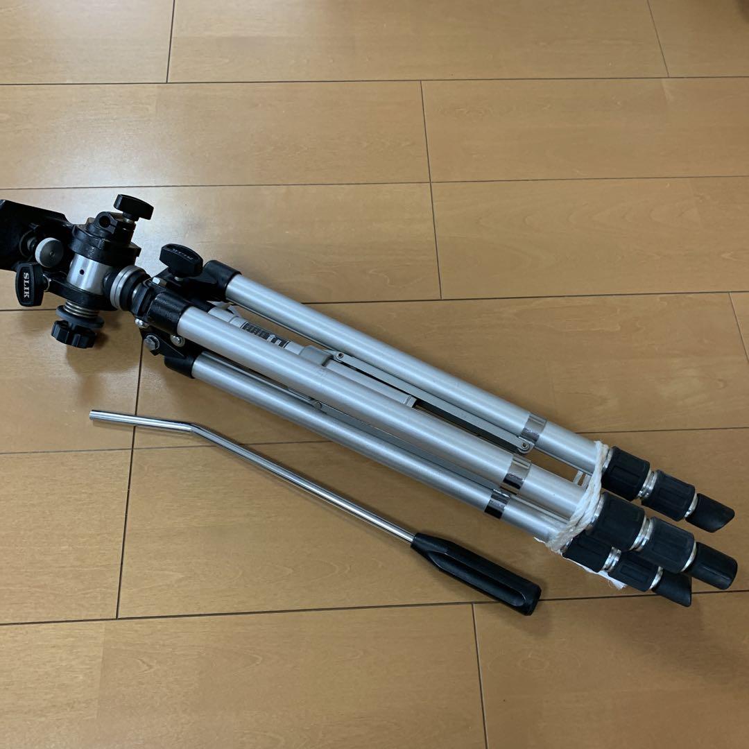 SLIK ビデオマスターデラックス　アルミ製三脚 ボールヘッド付き