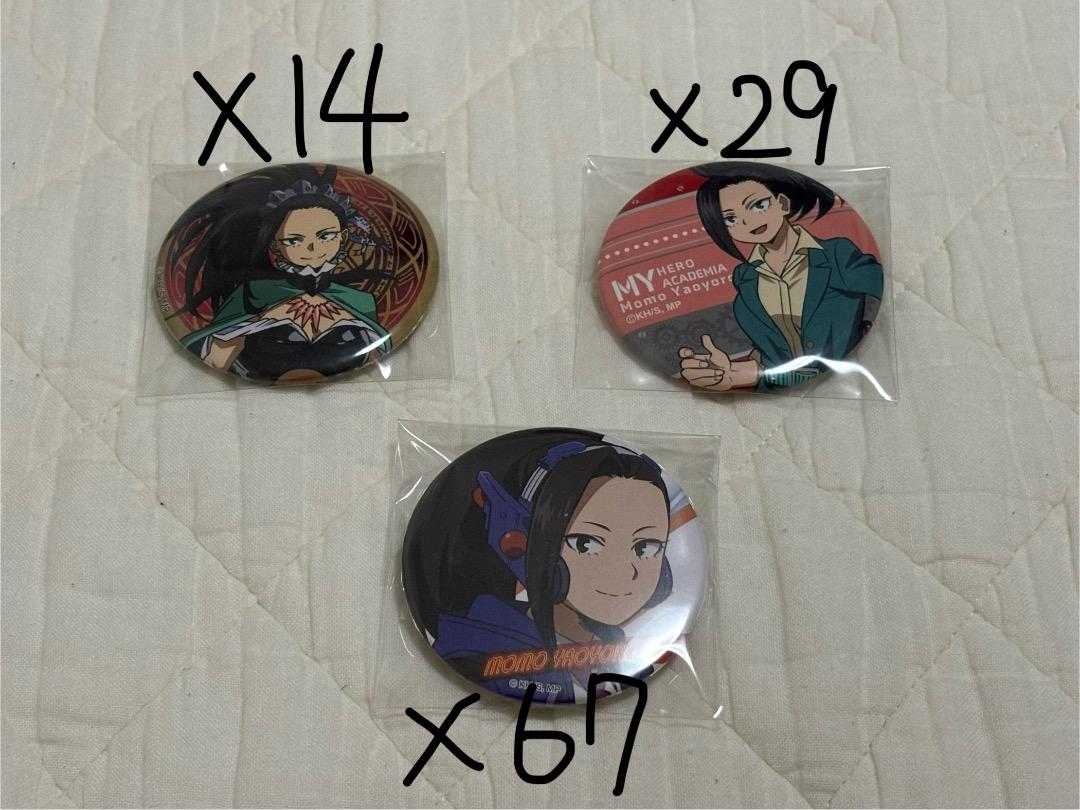 ヒロアカ 八百万百 缶バッジ ヒロフェス
