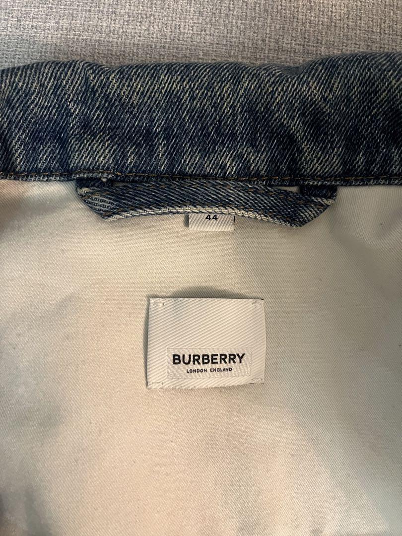 BURBERRY プリントデニムジャケット XS メンズ