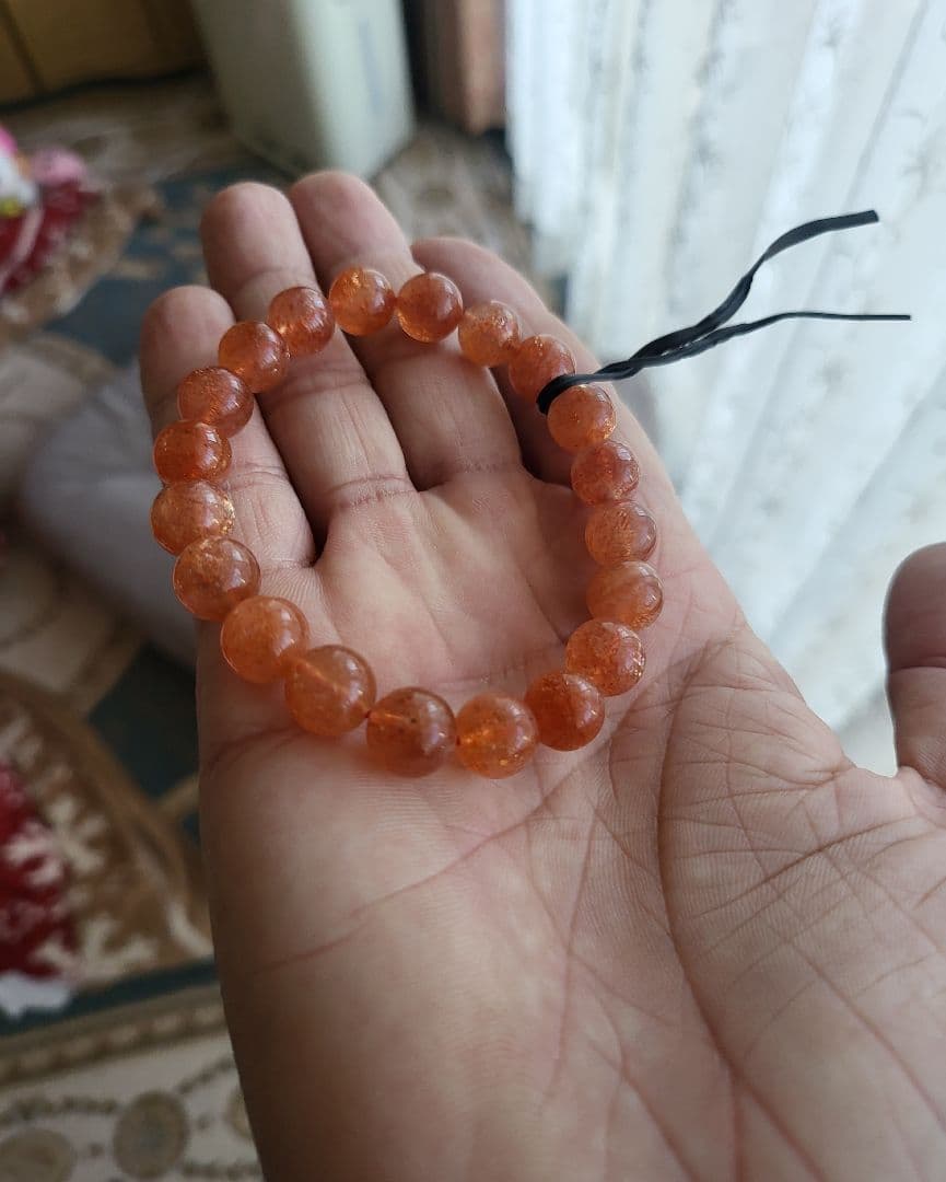 サンストーン ブレスレット 10mm 内径14mm サンストーン ブレスレット 10mm 内径14mm